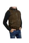 7265800 CLARK Weste Ziegenvelours dunkelbraun 111